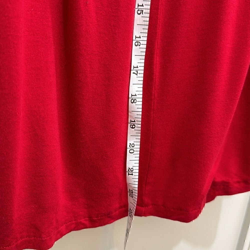 Willy Jays Red Off The Shoulder Layered Top Strapless Size Small - Picture 5 of 6